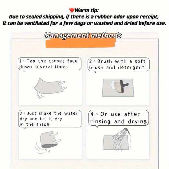 Super Absorbent Bathroom Mat Grey - Non-Slip and Quick-Drying Floor Mat
