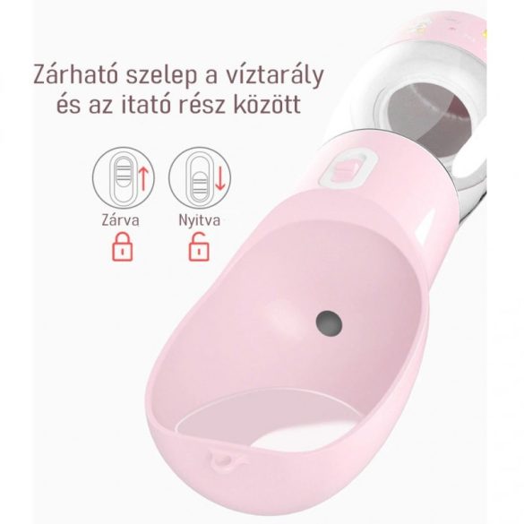Multifunktionaler, tragbarer Futter- und Wasserspender für Haustiere