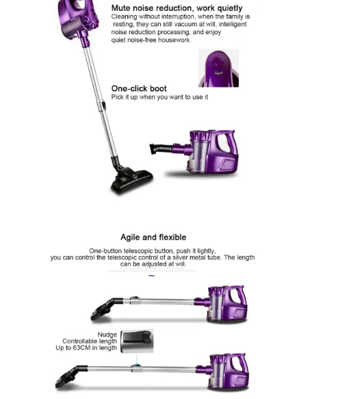 High-Power Handheld Vacuum Cleaner