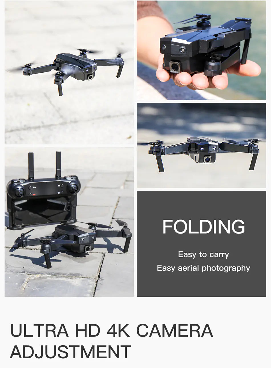 Mini 4K HD Foldable Drone with Remote Control
