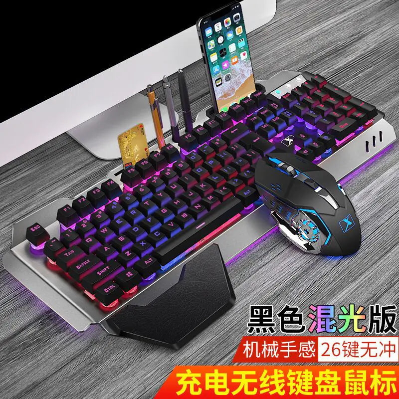 New Alliance K680 Rechargeable Wireless Keyboard Mouse Set