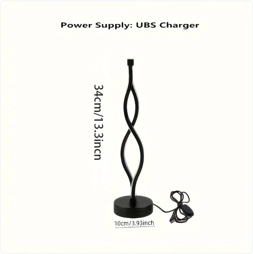 Aluminum LED Table Lamp with 3-Color Dimming