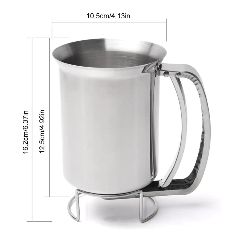 Stainless Steel Pancake and Egg Separator Funnel