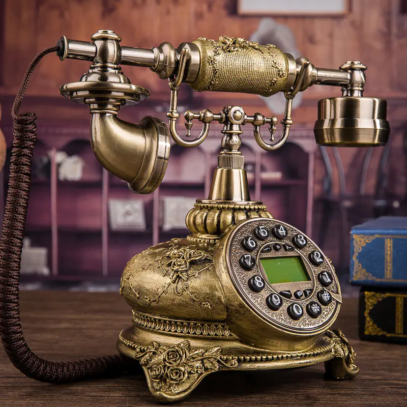 Vintage European Rotary Telephone - Creative Home Landline