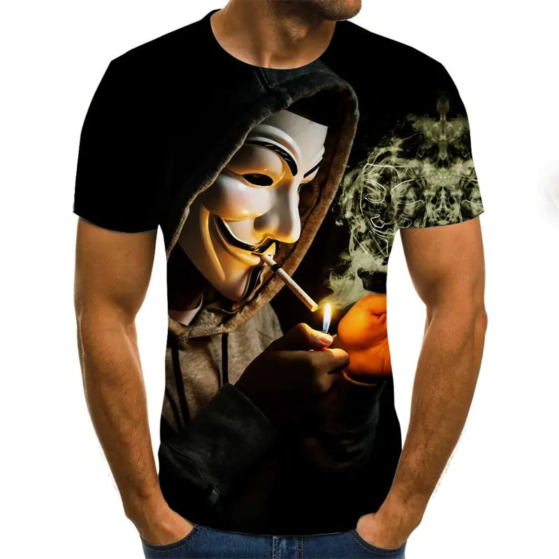 3D Printed Trendy Men's T-Shirt - Word Kill Team Design