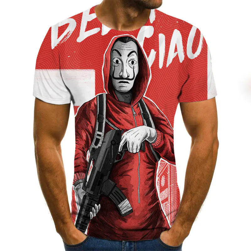 3D Printed Trendy Men's T-Shirt - Word Kill Team Design