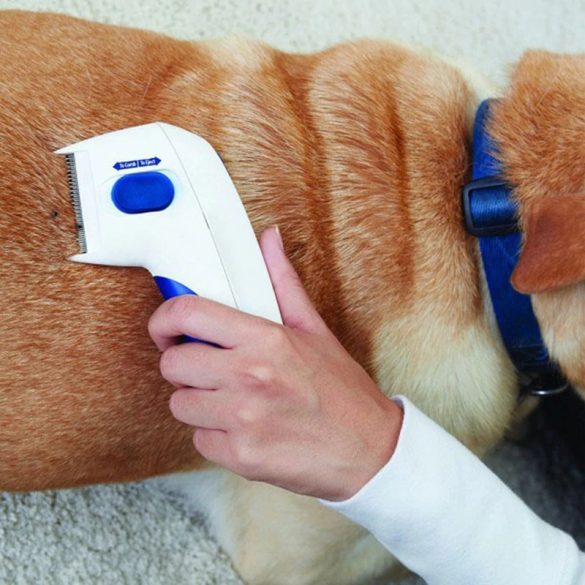 Flea comb, electric flea comb, for dogs and cats 