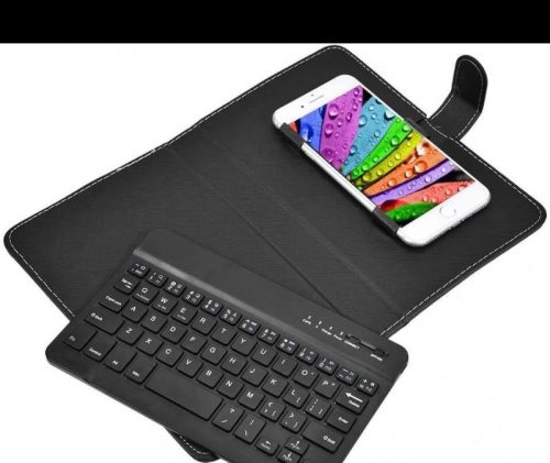 Phone case with bluetooth keyboard 