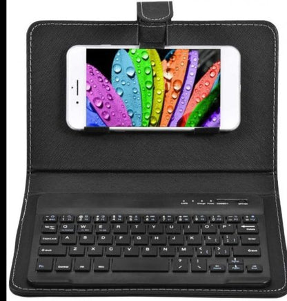 Phone case with bluetooth keyboard 