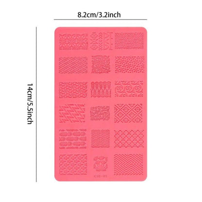 Silicone Nail Stamp 