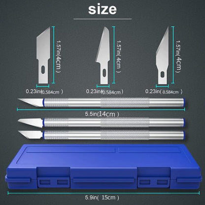 Precision craft knife set 13pcs 