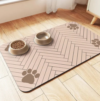 Quick-drying quality pet feeding mat