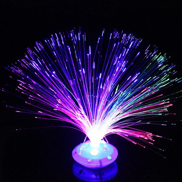 LED fiber optic lamp