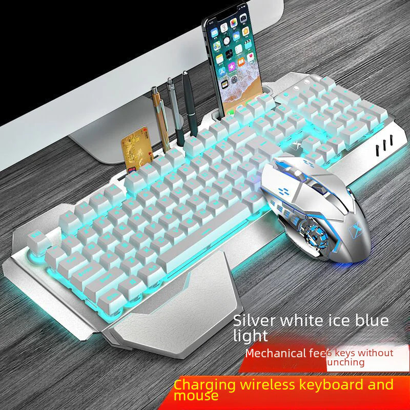New Alliance K680 Rechargeable Wireless Keyboard Mouse Set