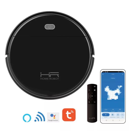 Home Robot RV400 Robot Vacuum Cleaner (Black)