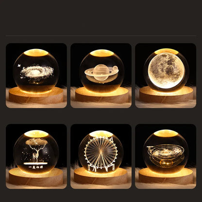 Starry Sky Moon Projection Lamp 