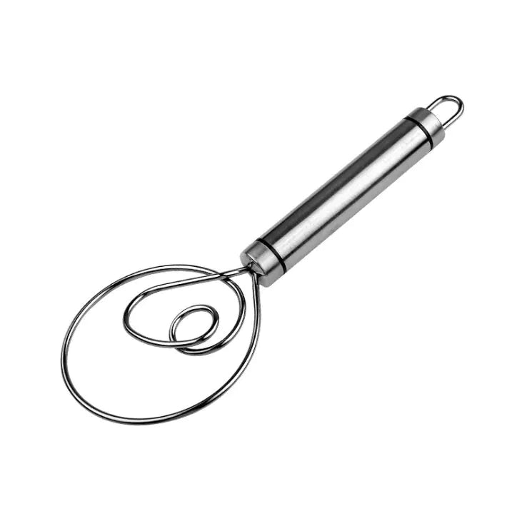 Stainless Steel Manual Dough Mixer with Mixing Stick