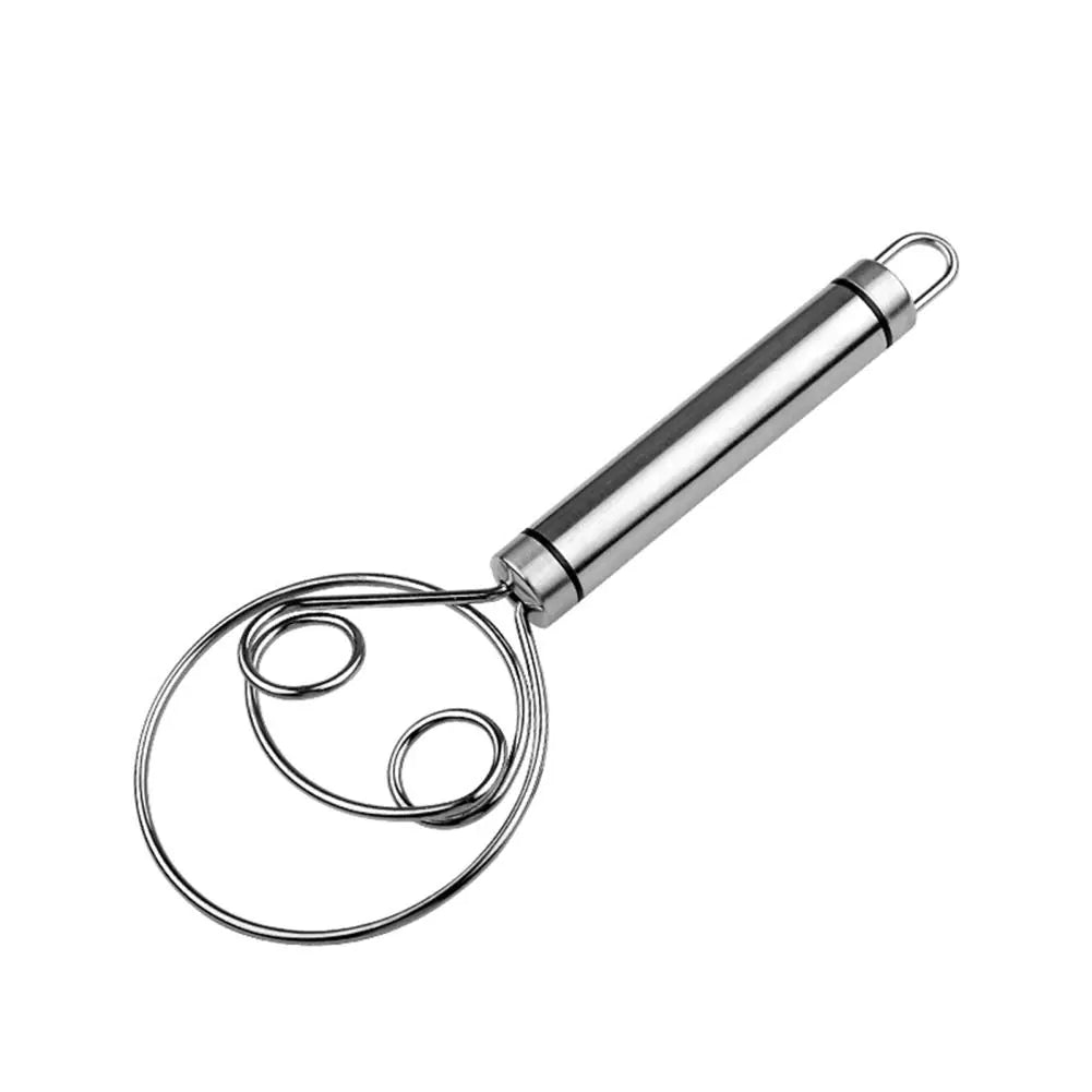 Stainless Steel Manual Dough Mixer with Mixing Stick