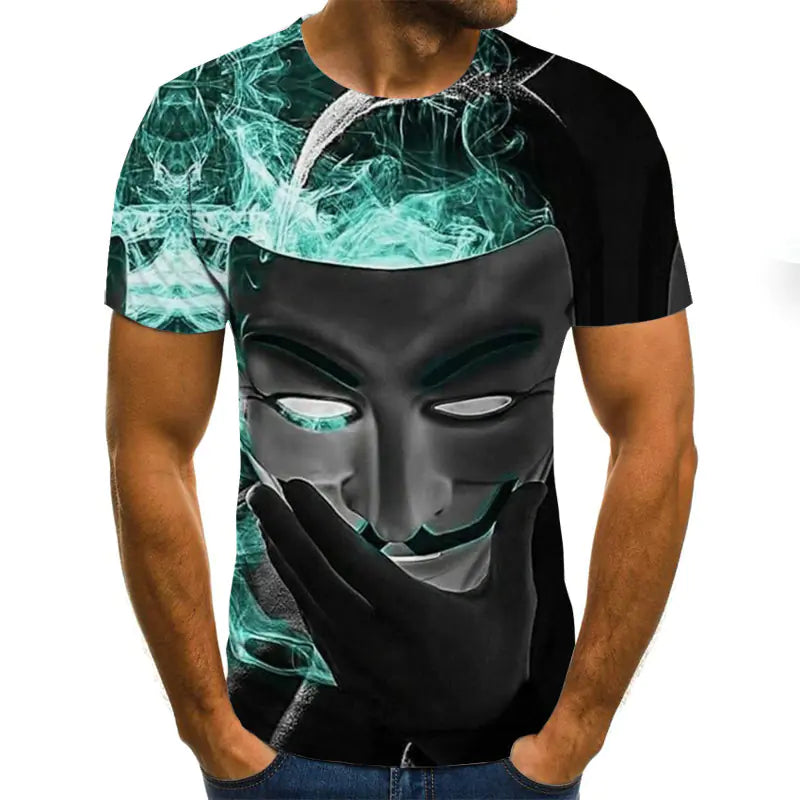 3D Printed Trendy Men's T-Shirt - Word Kill Team Design