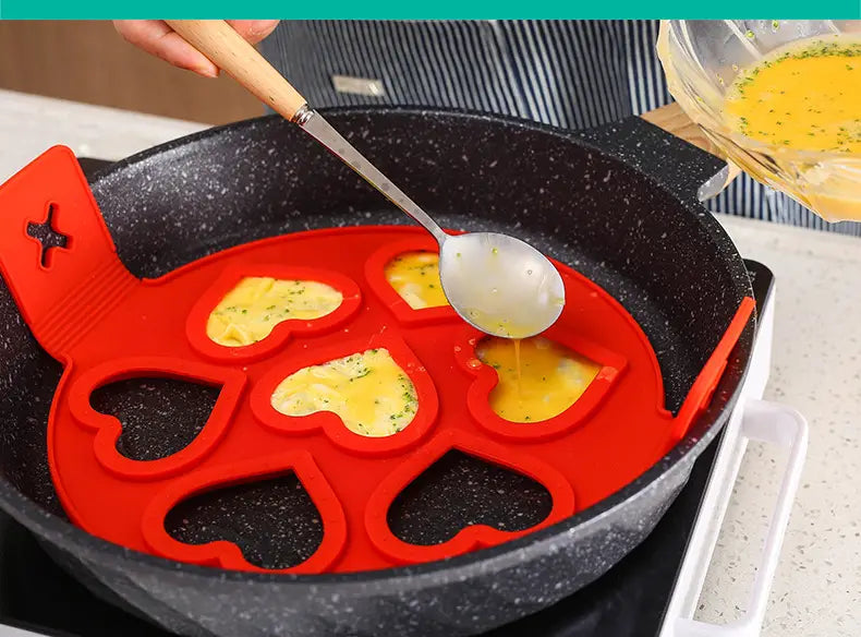 Reusable Silicone Pancake and Egg Ring Mold (1pc)