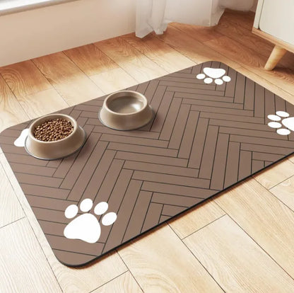 Quick-drying quality pet feeding mat