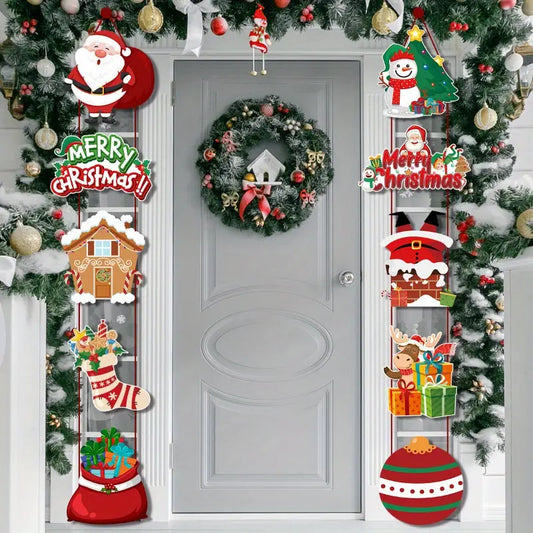 Christmas door decoration 10 pcs.