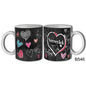 I love you mug chalk Valentine's Day gift, love gift 