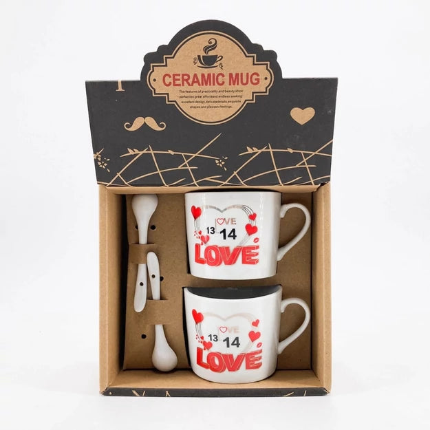 Mug set of 2 in a gift box 16.5x15x8cm 1. 