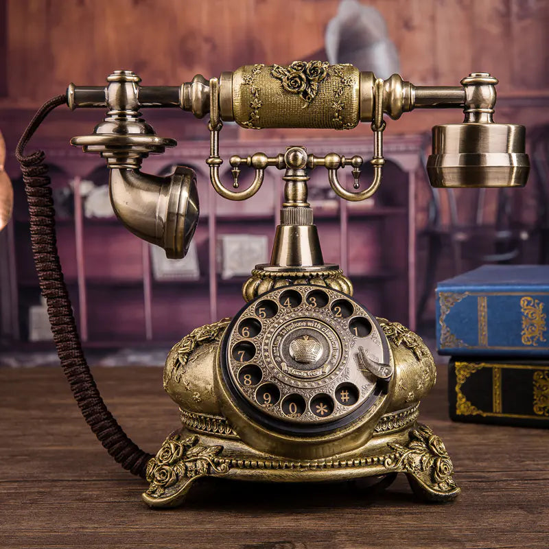 Vintage European Rotary Telephone - Creative Home Landline
