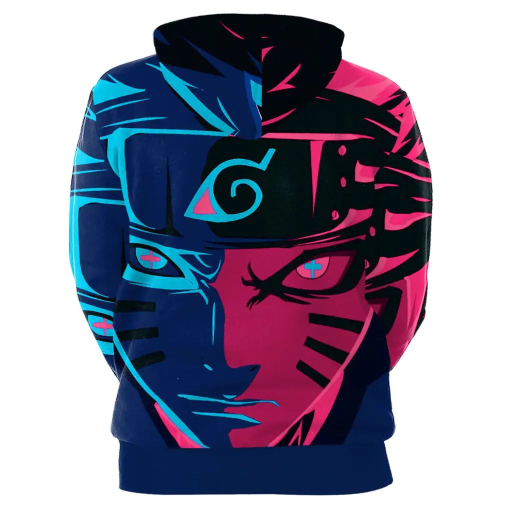 Anime 3D Digital Print Couples Sweatshirt