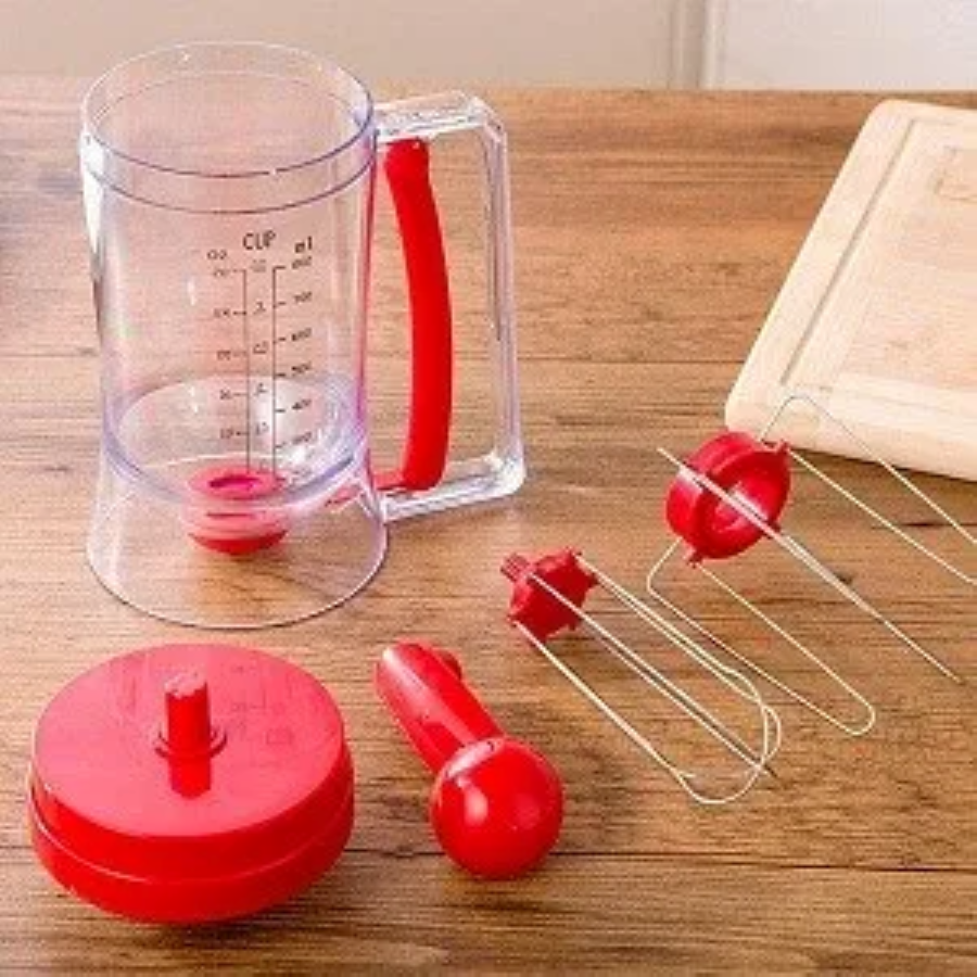 Baking Pastry Manual Pancake Mixer and Batter Dispenser