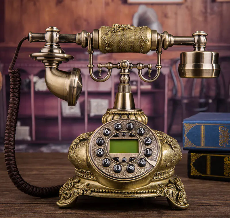 Vintage European Rotary Telephone - Creative Home Landline