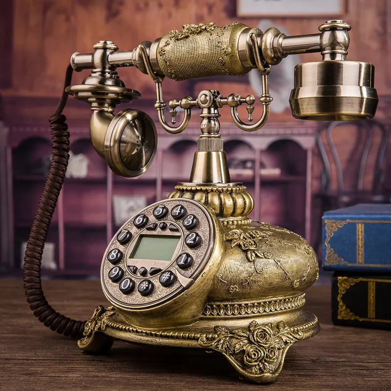 Vintage European Rotary Telephone - Creative Home Landline