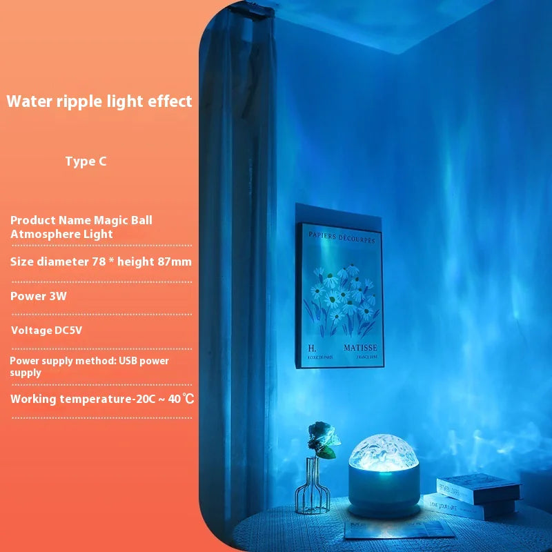 Rotating Polar Light USB Ambience Lamp