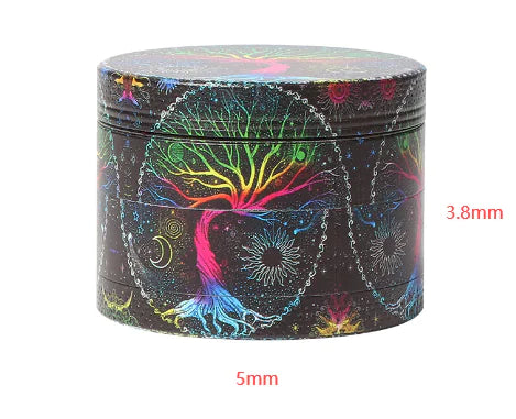 Metal herb grinder